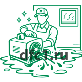 Сушка и уборка после потопа в Домодедово